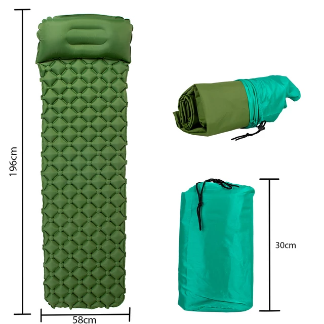 Inflating Mat inSPORTline Jurre 196 x 58 x 6 cm