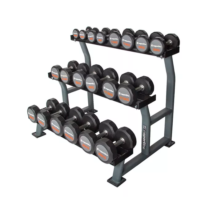 Three-Shelf Dumbbell Rack inSPORTline Profirack III