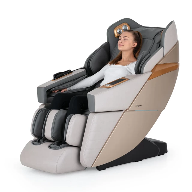 Massage chair inSPORTline Lorreto - Black - Bronze-Grey