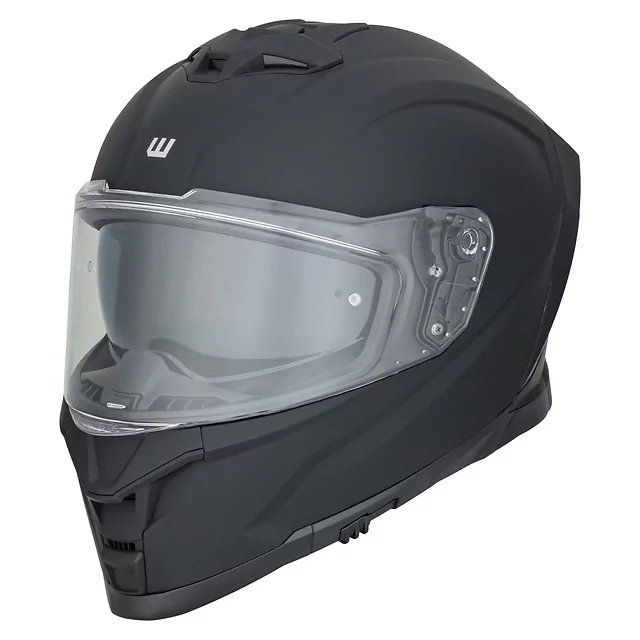 Moto přilba W-TEC Nexwor - lesklá bílá - matně černá
