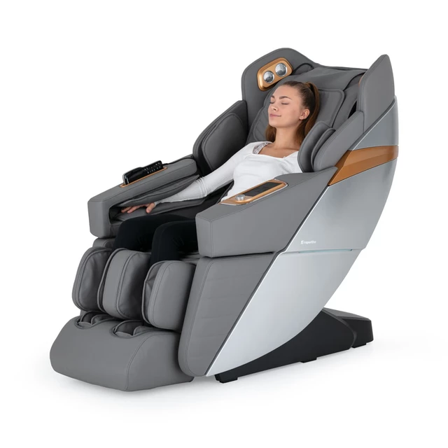 Massage chair inSPORTline Lorreto - Black - Titanium Grey
