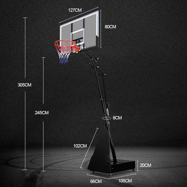 Basketball Hoop w/ Stand inSPORTline Cleveland Steel