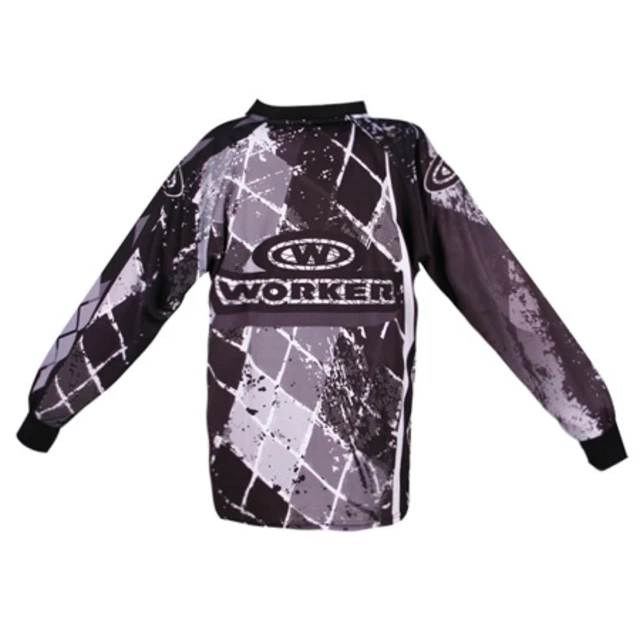 Motocross shirt WORKER T-Junior - Red Checked