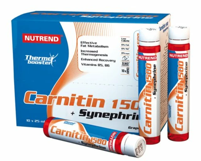 Nápoj Nutrend Carnitin 1500+Synephrine 10x25 ml
