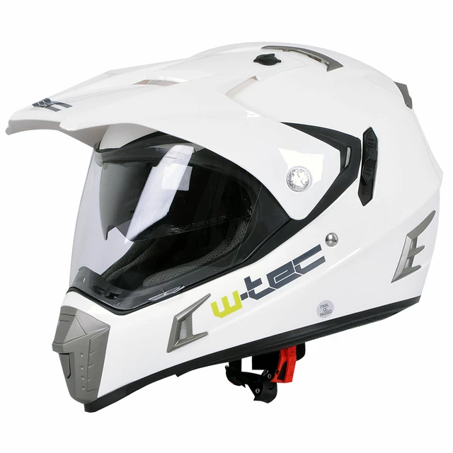 Moto přilba W-TEC NK-311 - White Shine