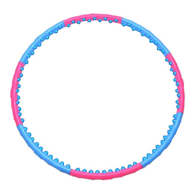 Obroč inSPORTline Weight Hula Hoop Magnetic 110 cm