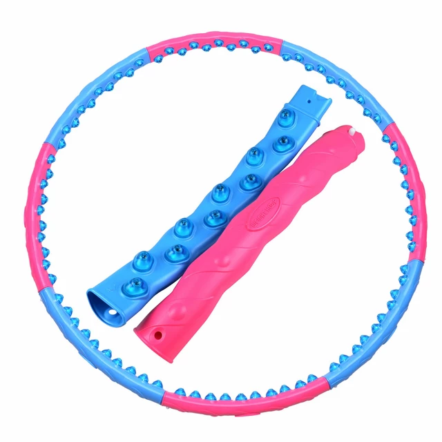 Obroč inSPORTline Weight Hula Hoop Magnetic 110 cm