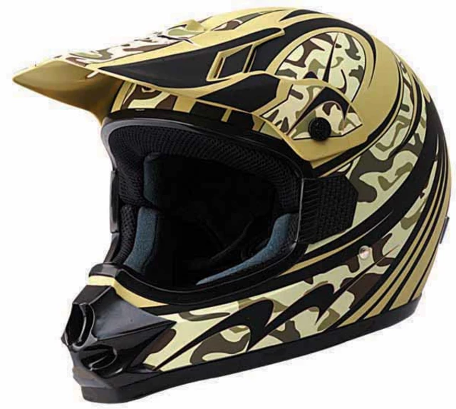 Dětská moto přilba WORKER V310 Junior - khaki