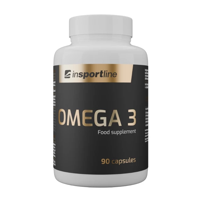 Omega 3 inSPORTline + EPA + DHA + WITAMINA E 90 kapsułek