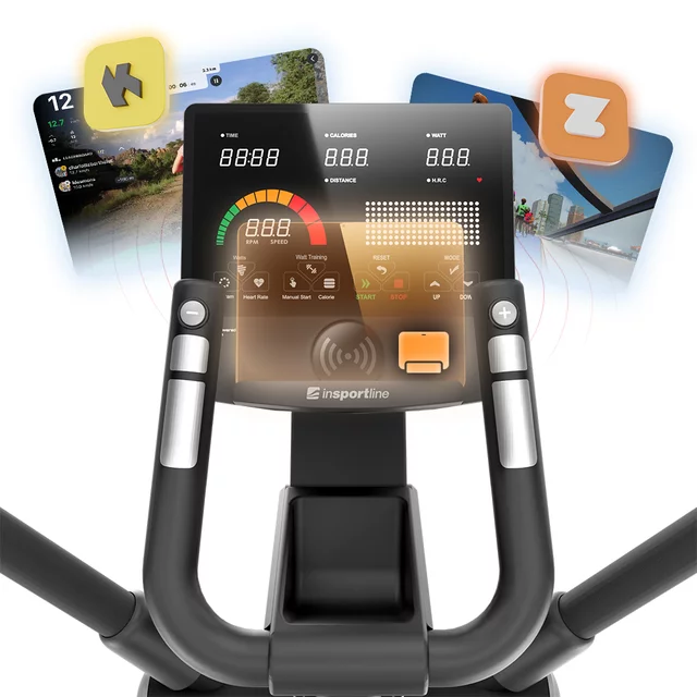Eliptical inSPORTline e-Velocer ET • vlastní generátor energie