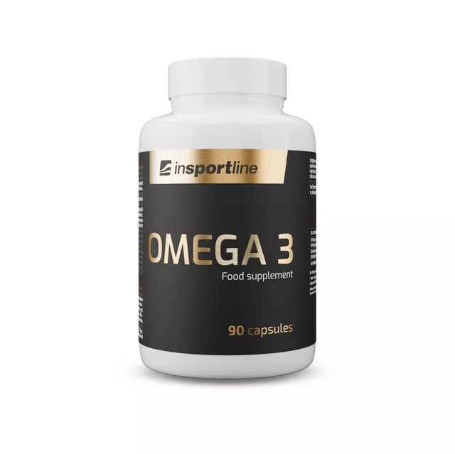 Omega 3 inSPORTline + EPA + DHA + WITAMINA E 90 kapsułek