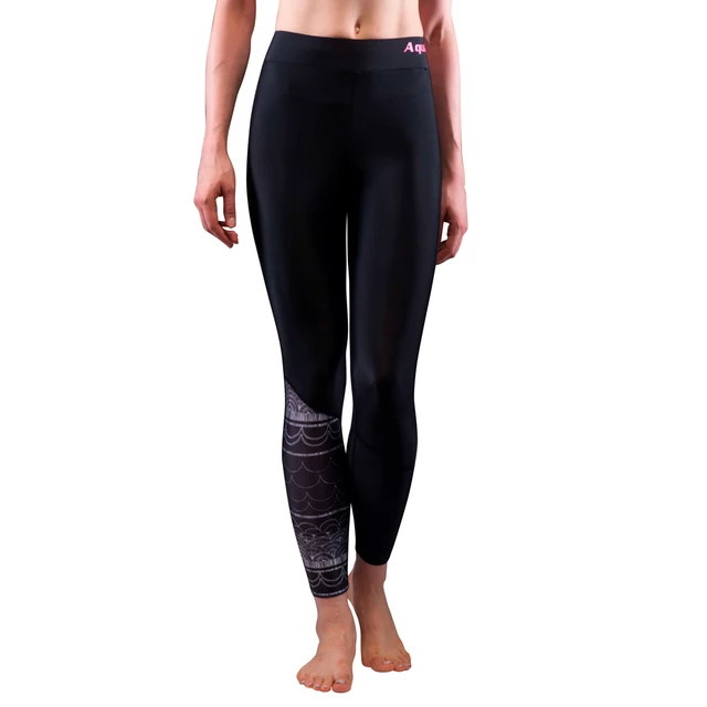 Damskie spodnie do sportów wodnych Aqua Marina Illusion - Czarny