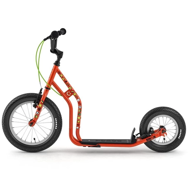 Koloběžka Yedoo Wzoom Emoji 16/12" - Red