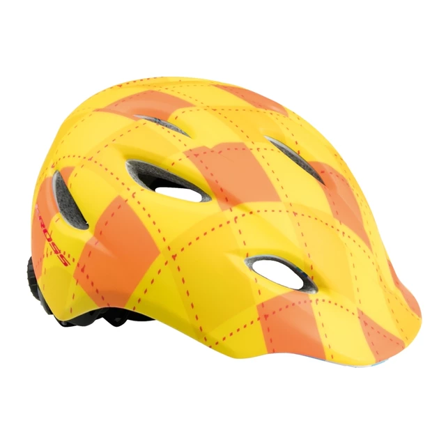 Cycling Helmet Kross Infano - Red-White-Blue - Yellow/Orange