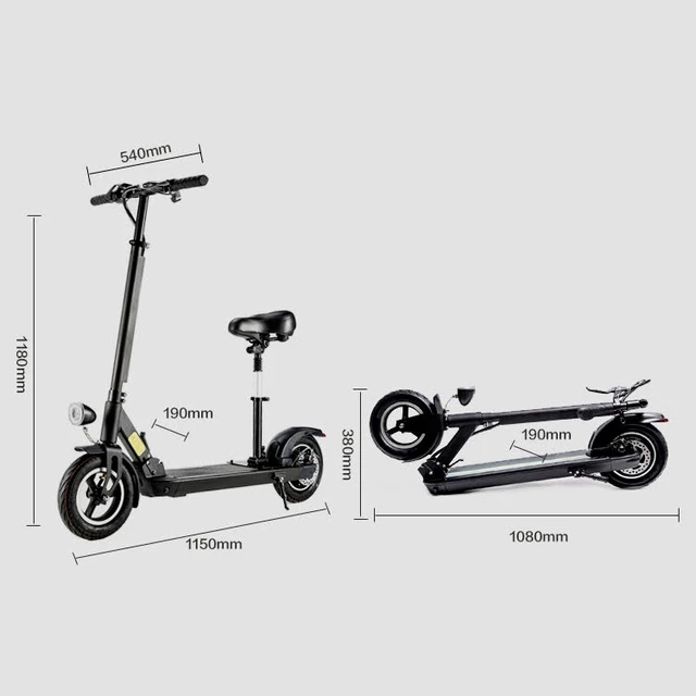 Składana hulajnoga elektryczna Joyor X5S czarna 10"