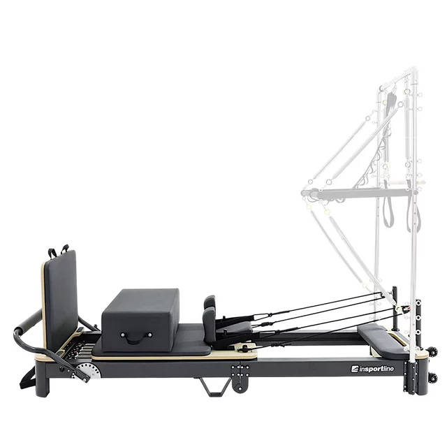 Pilates reformer inSPORTline Comfolder EVO - béžová