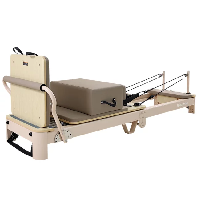 Pilates reformer inSPORTline Comfolder EVO - béžová
