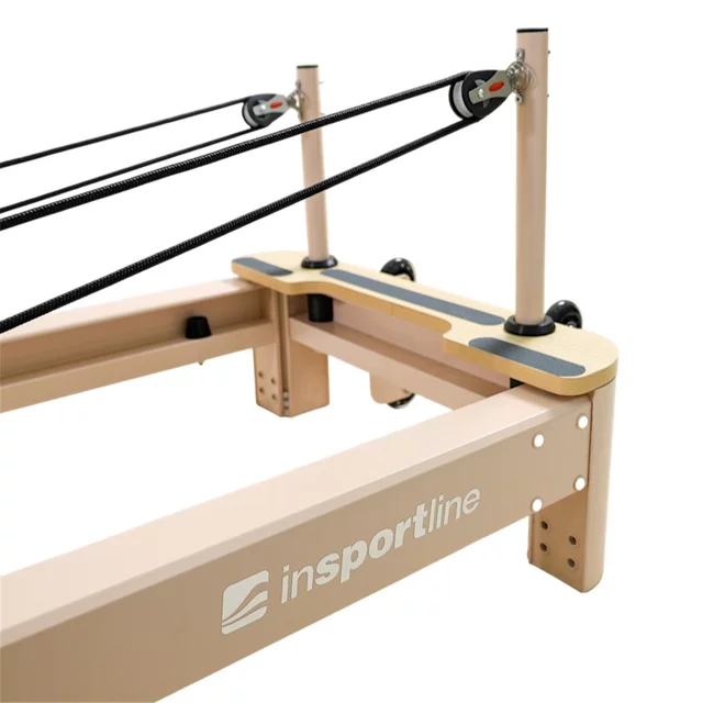 Pilates reformer inSPORTline Comfolder EVO - béžová