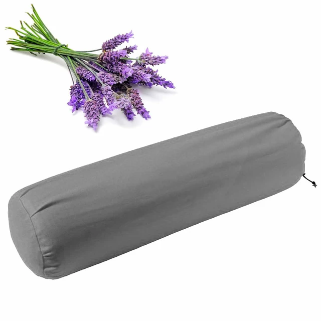 ZAFU Yoga-Zylinder Komfort JB-020 mit Lavendel - grau - grau