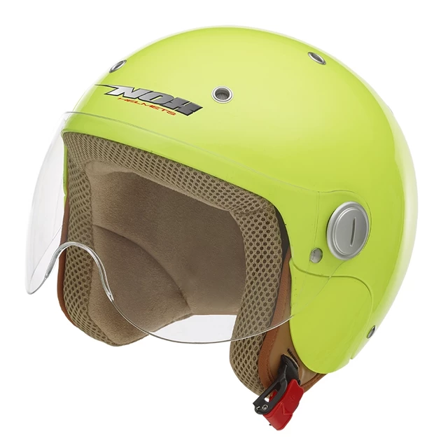 Motorcycle Helmet NOX N217K with 3 Different Inner Liner Sizes - Fluo Yellow
