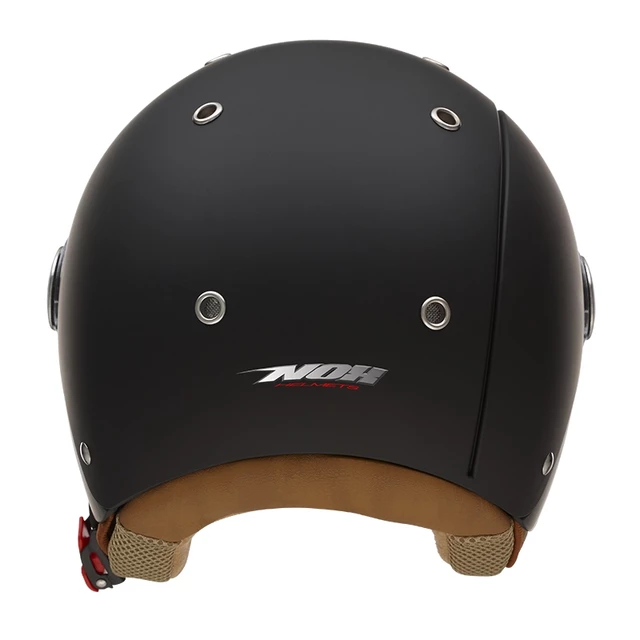 Moto prilba NOX N217K s 3 veľkosťami výstelky - matne čierna