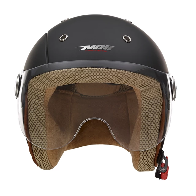 Moto prilba NOX N217K s 3 veľkosťami výstelky - matne čierna