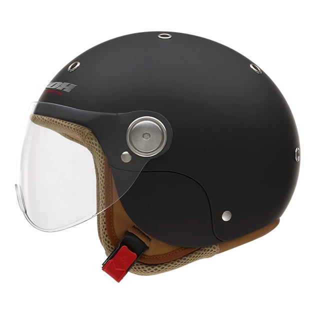 Moto prilba NOX N217K s 3 veľkosťami výstelky - matne čierna