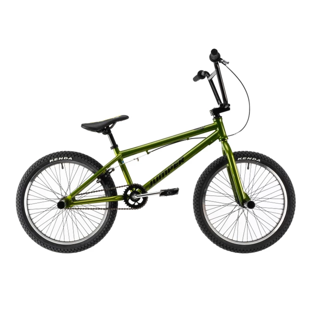 Rower freestyle BMX DHS Jumper 2005 20" cali - 6.0 - Fioletowy - Zielony