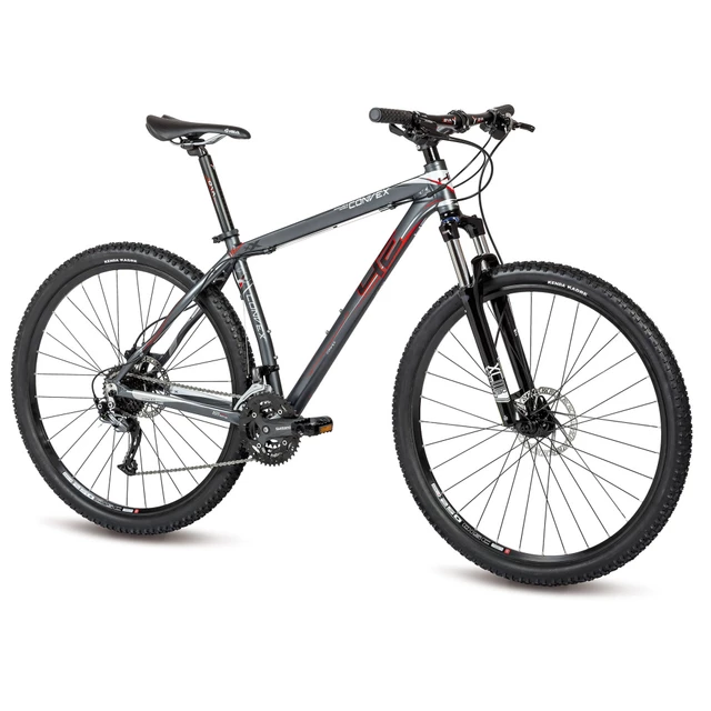 Horský bicykel 4EVER Convex Disc 29" - model 2015 - graphit matt-červená