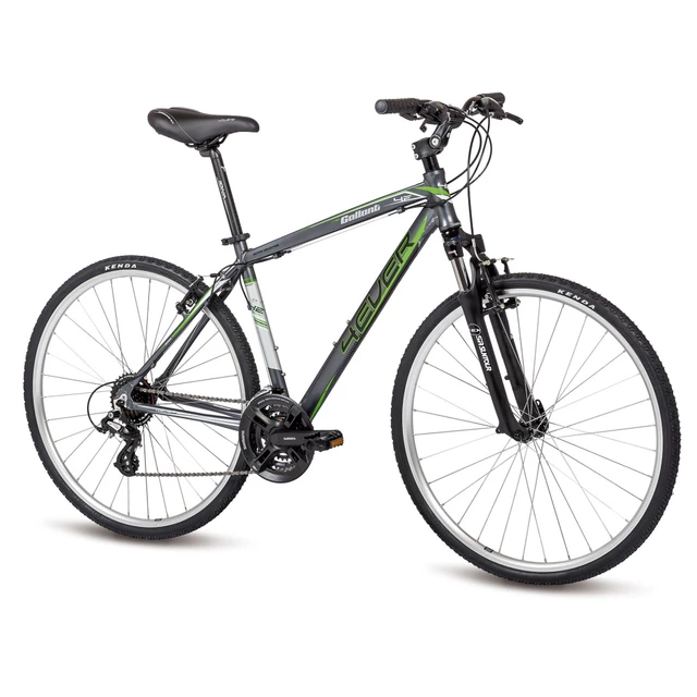 Crossový bicykel 4EVER Gallant - model 2015 - čierno-červená - šedo-zelená