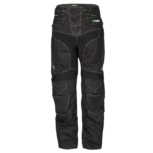 Spodnie motocyklowe wodoodporne W-TEC POLTON TWG-00G144 - Czarny - Czarny