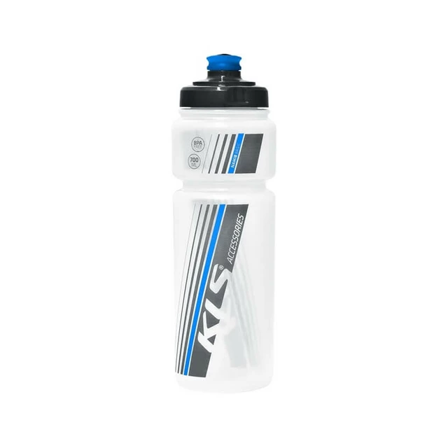 Cycling Water Bottle Kellys Namib - Transparent Fresh Orange - White-Blue