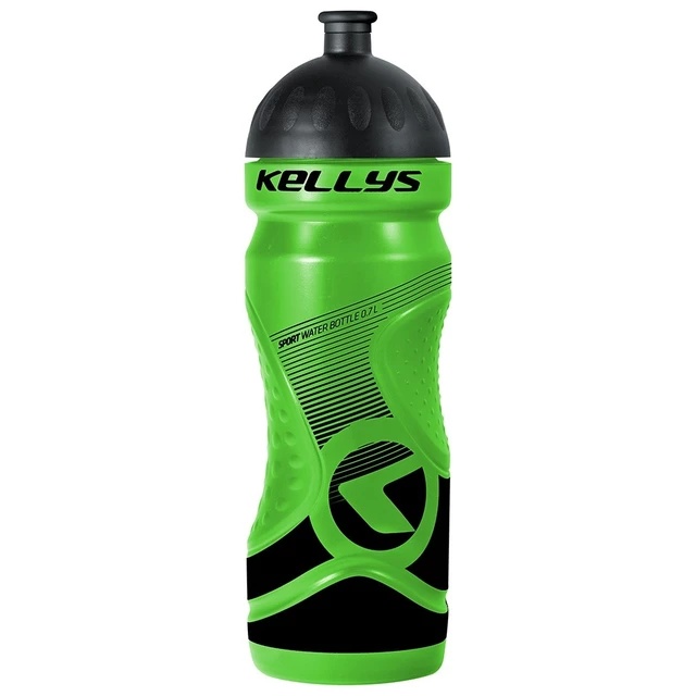 Cycling Water Bottle Kellys SPORT 0.7l - Anthracit - Green