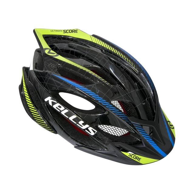 Cycling Helmet Kellys Score - Green - Black-Blue-Lime