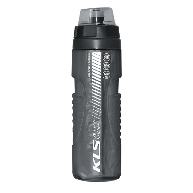 Insulated Cycling Water Bottle Kellys Antarctica 0.65L - Black - Black