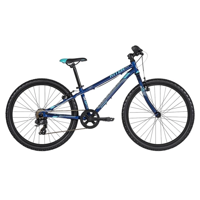 Juniorský bicykel KELLYS KITER 30 24" - model 2019 - Deep Blue - Deep Blue