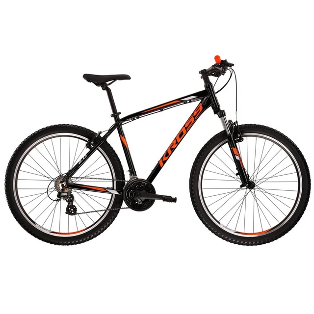 Horský bicykel Kross Hexagon 2.0 26" Gen 004 - čierna/oranžová/šedá