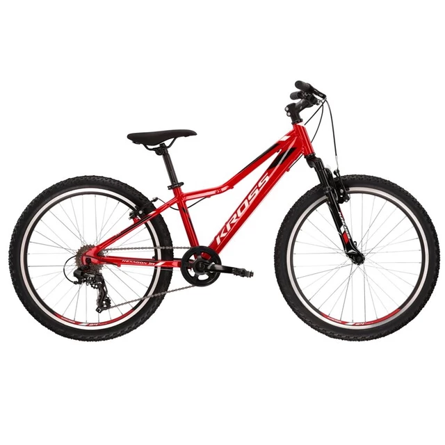 Junior Bike Kross Hexagon JR 1.0 24” – 2022 - Red/White/Black - Red/White/Black