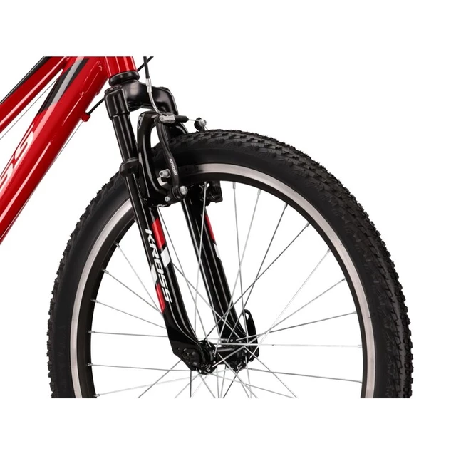 Junior Bike Kross Hexagon JR 1.0 24” – 2022 - Red/White/Black