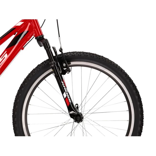 Juniorský bicykel Kross Hexagon JR 1.0 24" Gen 003 - červená/biela/čierna