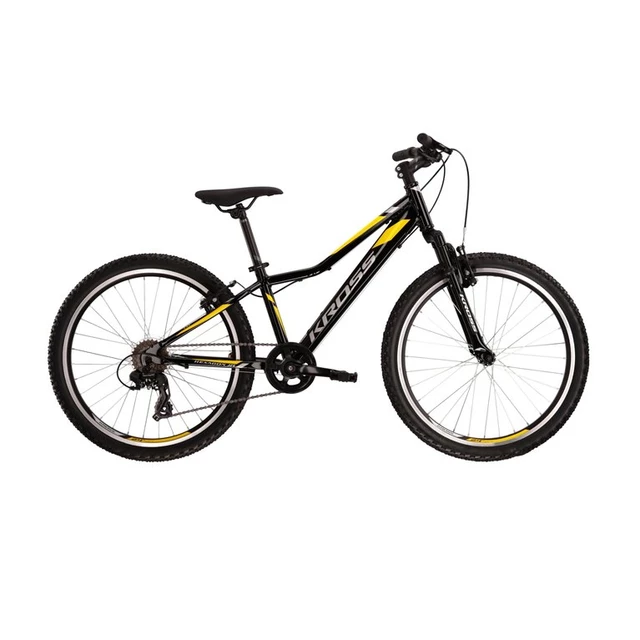 Juniorský bicykel Kross Hexagon JR 1.0 24" Gen 003 - červená/biela/čierna