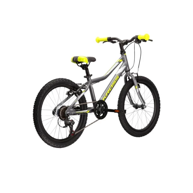 Detský bicykel Kross Hexagon Mini 1.0 SR 20" Gen 003 - Graphite / Lime / Silver Glossy