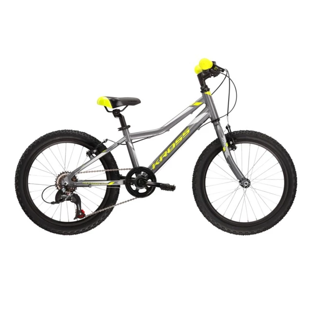 Children’s Bike Kross Hexagon Mini 1.0 SR 20” – 2022 - Navy/White/Orange - Graphite/Lime/Silver Glossy