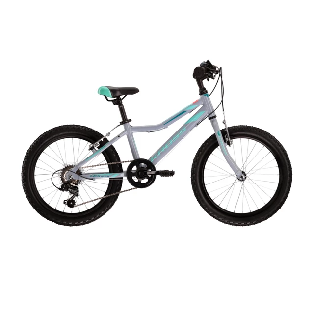 Detský bicykel Kross Lea Mini 1.0 20" Gen 003 - šedá/akvamarín - šedá/akvamarín