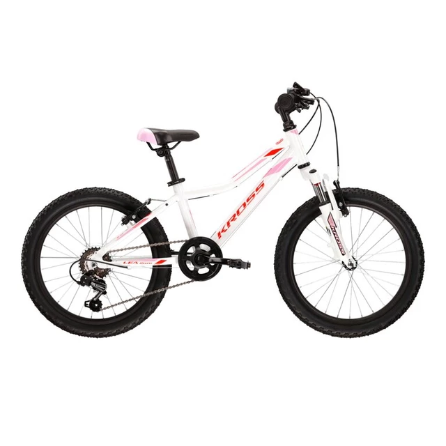 Children’s Bike Kross Lea Mini 2.0 20” – 2022 - White/Red/Pink