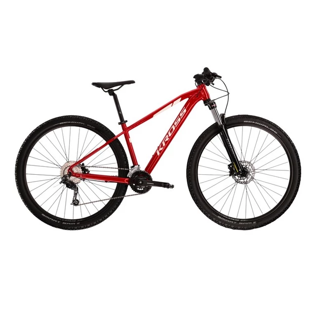 Mountain Bike Kross Level 3.0 29” – 2022 - Red/White 2 - Red/White - Red/White 2