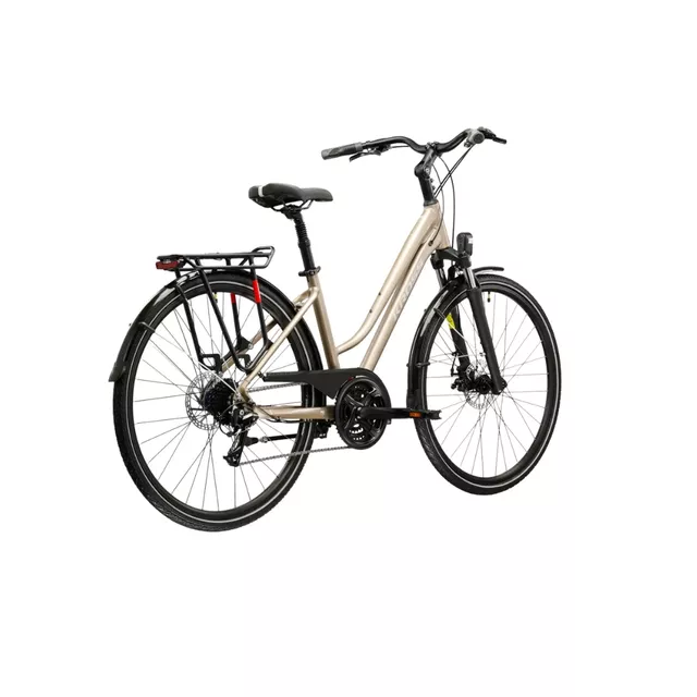 Women’s Trekking Bike Kross Trans 3.0 28” – 2025 - hnědá / stříbrná / matný