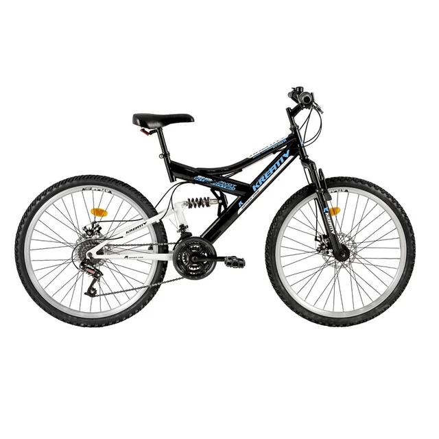 Full-Suspension Bike Kreativ 2643 26” – 2016 - Black - Black-White