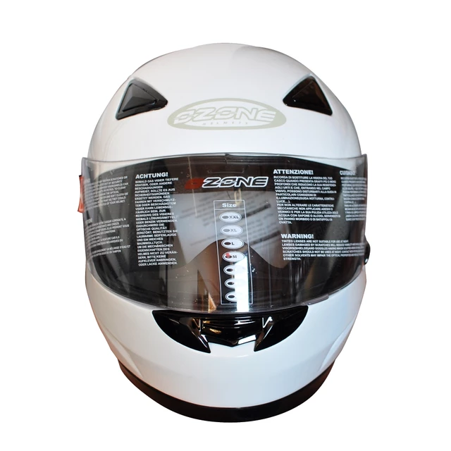 Motorcycle helmet Ozone A951 - Matte Black