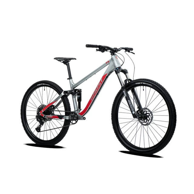Celoodpružené kolo Ghost Kato FS Base 27.5" 9.0 - 2.jakost - Grey/Red